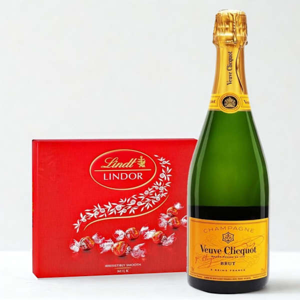 Veuve Clicquot and Lindor Bonbons Box