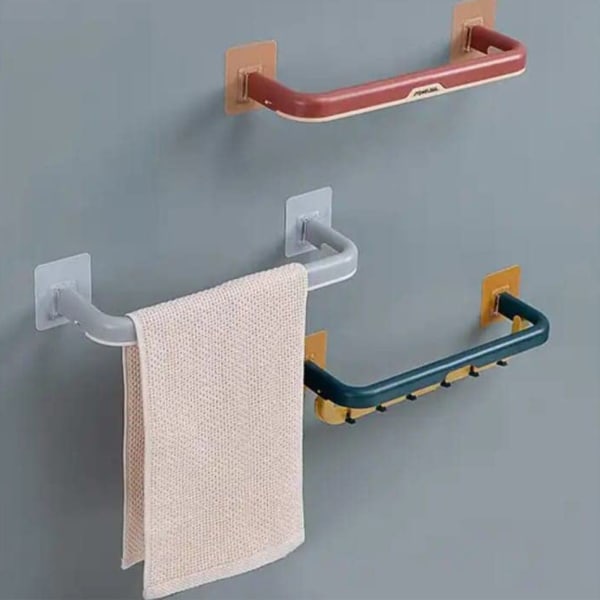 Wall-Mounted Towel Bar - Foldable - Assorted - Single Piece