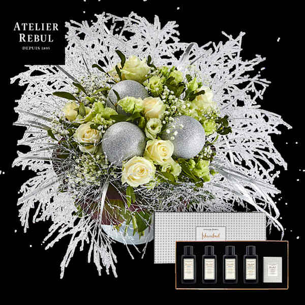 White Christmas bouquet Atelier Rebul TM