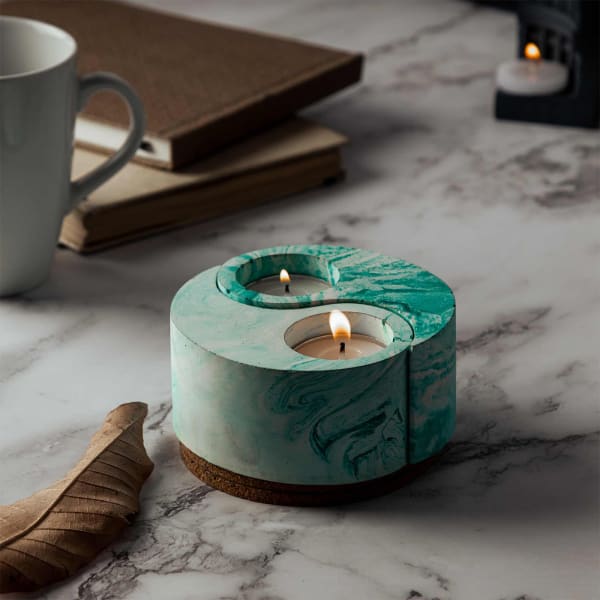 Yin And Yang Candle Holder - Single Piece