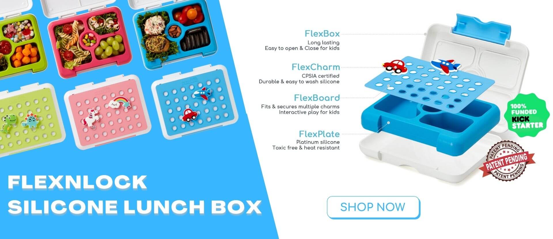 Silicone Flexbox Lunchbox by Innobaby Flexnlock – innobaby