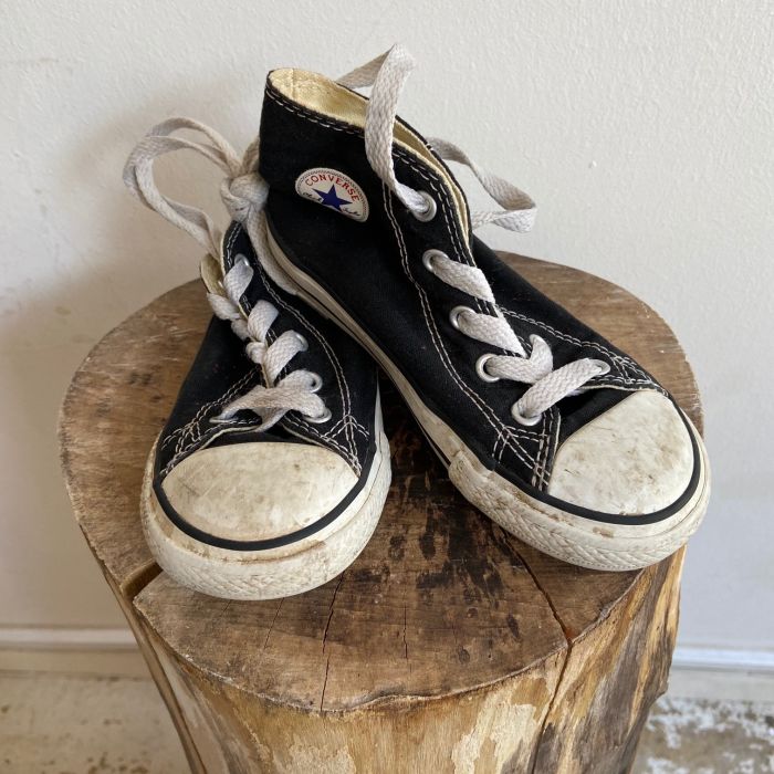 Jolly Brown Vintage Kids Converse Black 