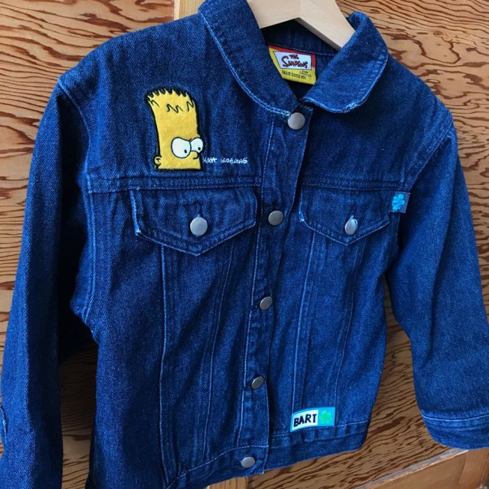 bart simpson denim jacket