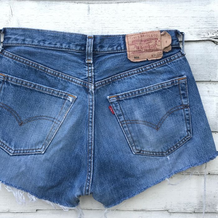 levi's shorts 501 vintage