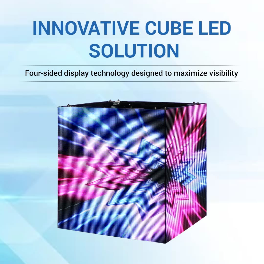 Video Cube Display Customized Indoor LED Displays | HD Video Walls | Jona LED