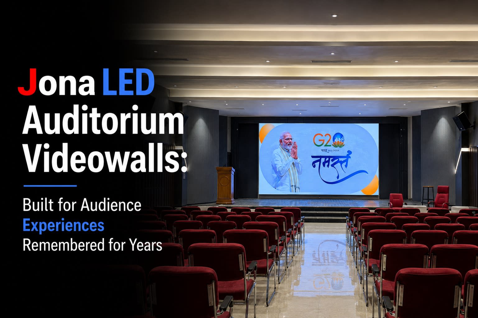 Auditorium LED Videowalls: Transforming Auditorium Environments Into Rich Experiences