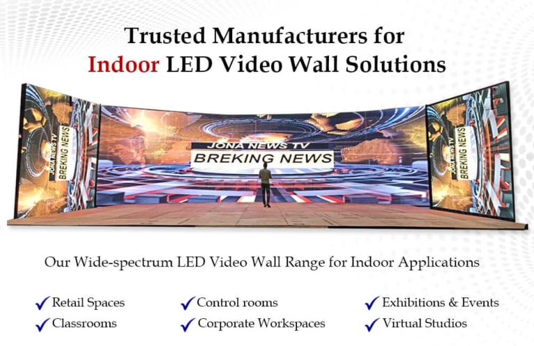 Redefine Spaces With Avant-Garde Indoor LED Video Wall Manufacturers
