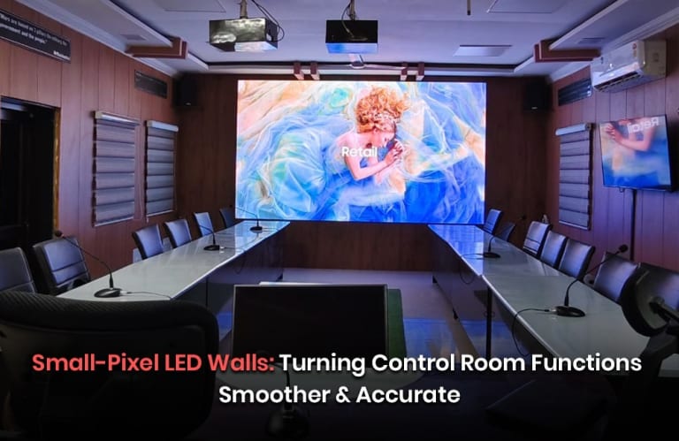 Small Pixel LED Displays for Control Command Centers & Control Rooms