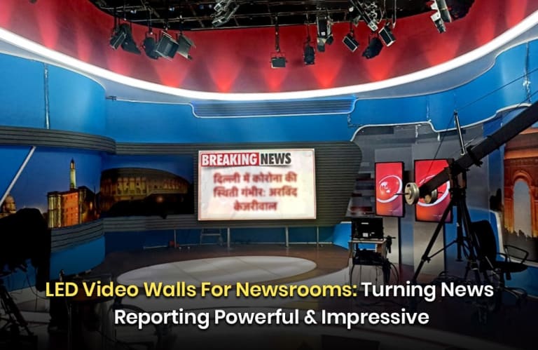 LED Video Wall Installation at News Nation By Jona LED