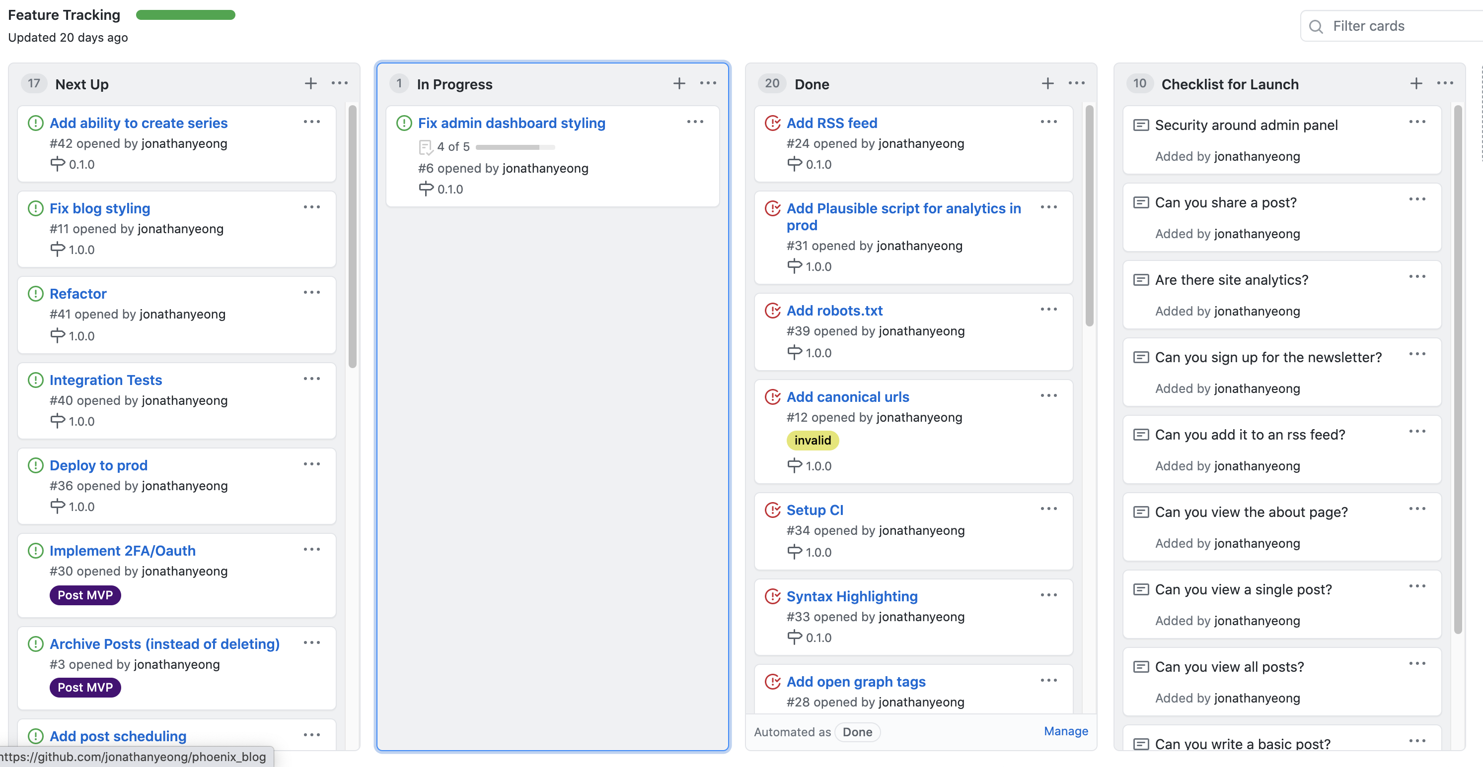Using Github And Notion To Organise Side Projects