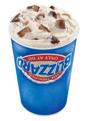 Skor Caramel Brownie  Treat Blizzard
