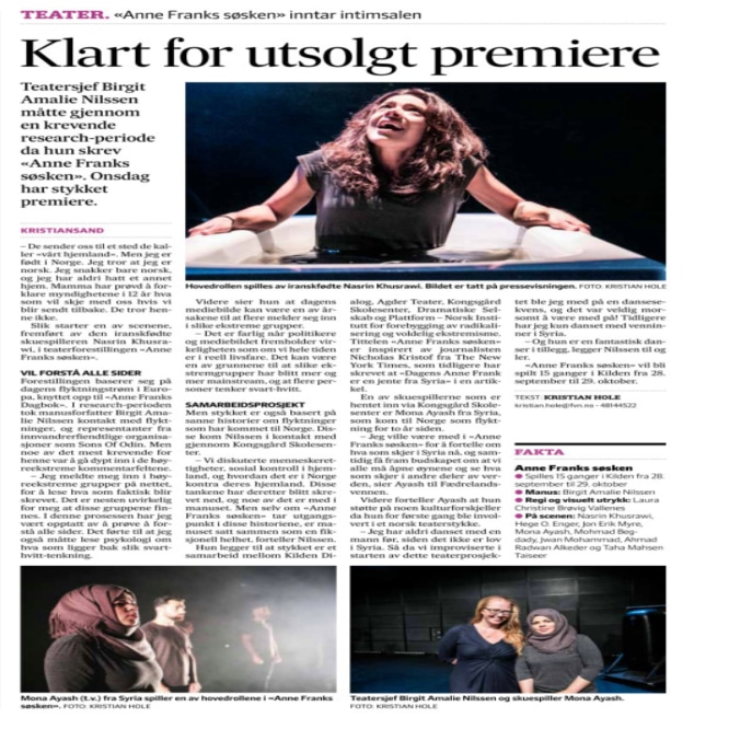 fvn.no || Klart for utsolgt premiere