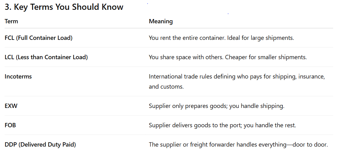 freight forwarder