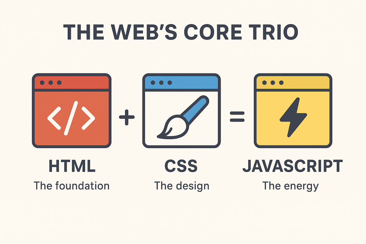 The Webs Core Trio HTML CSS and JavaScript The Webs Core Trio HTML CSS and JavaScript