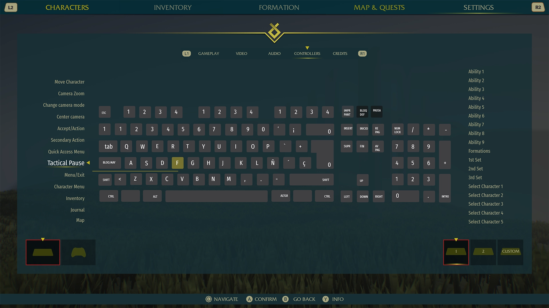 Prototipos ingame de The Waylanders