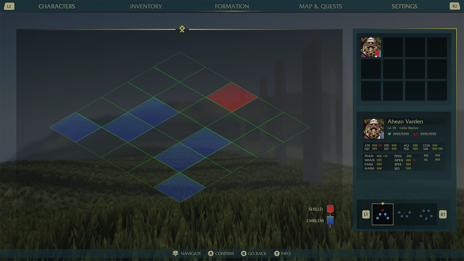 Prototipos ingame de The Waylanders