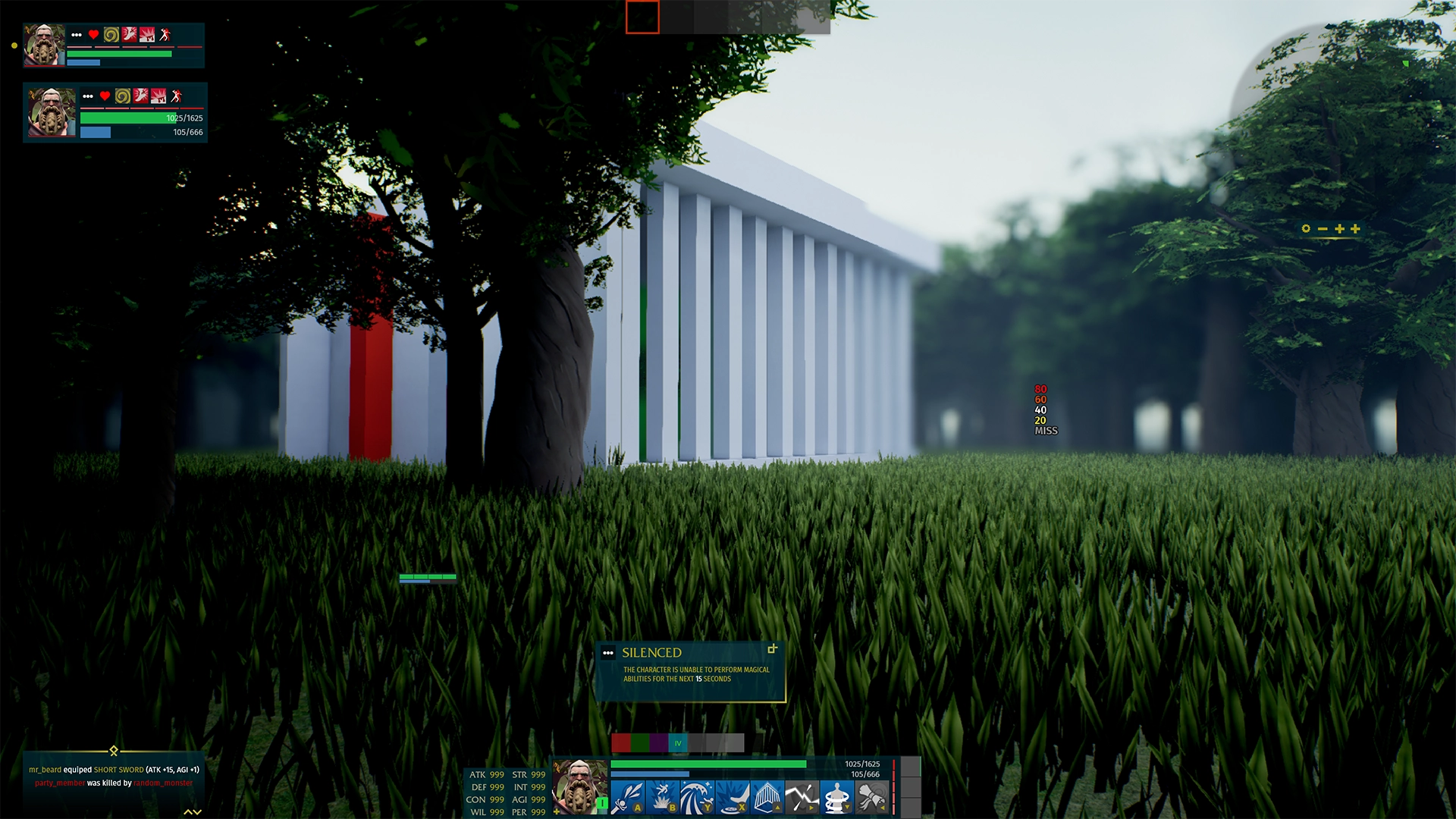 Prototipos ingame de The Waylanders