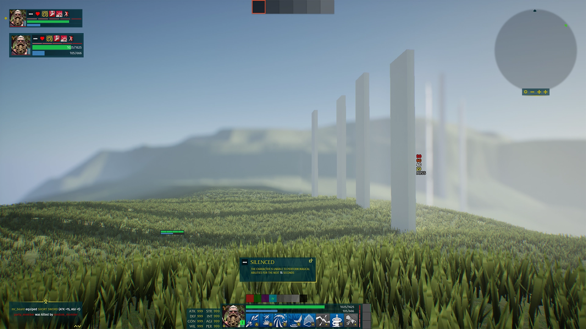 Prototipos ingame de The Waylanders