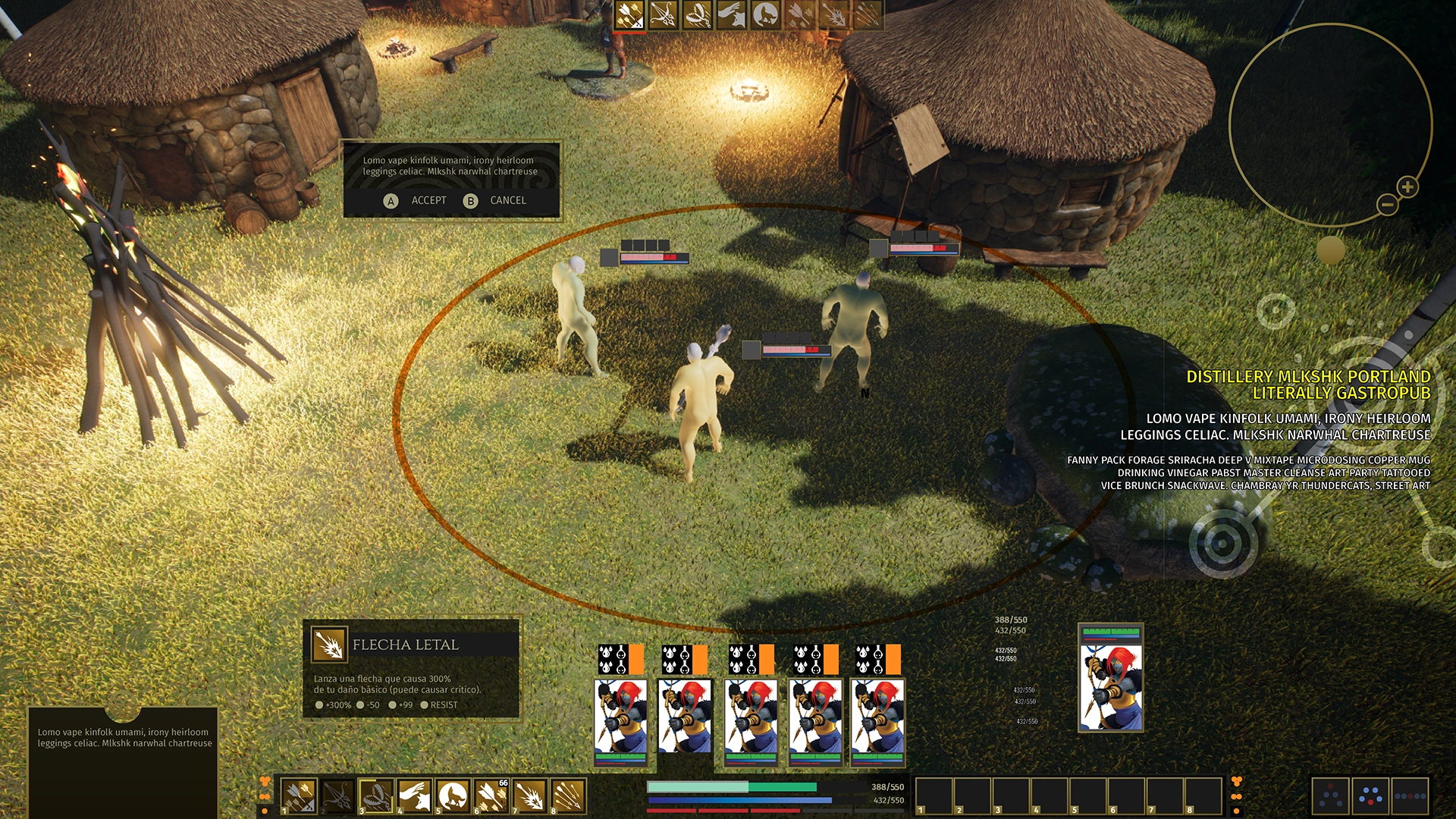 Prototipos ingame de The Waylanders