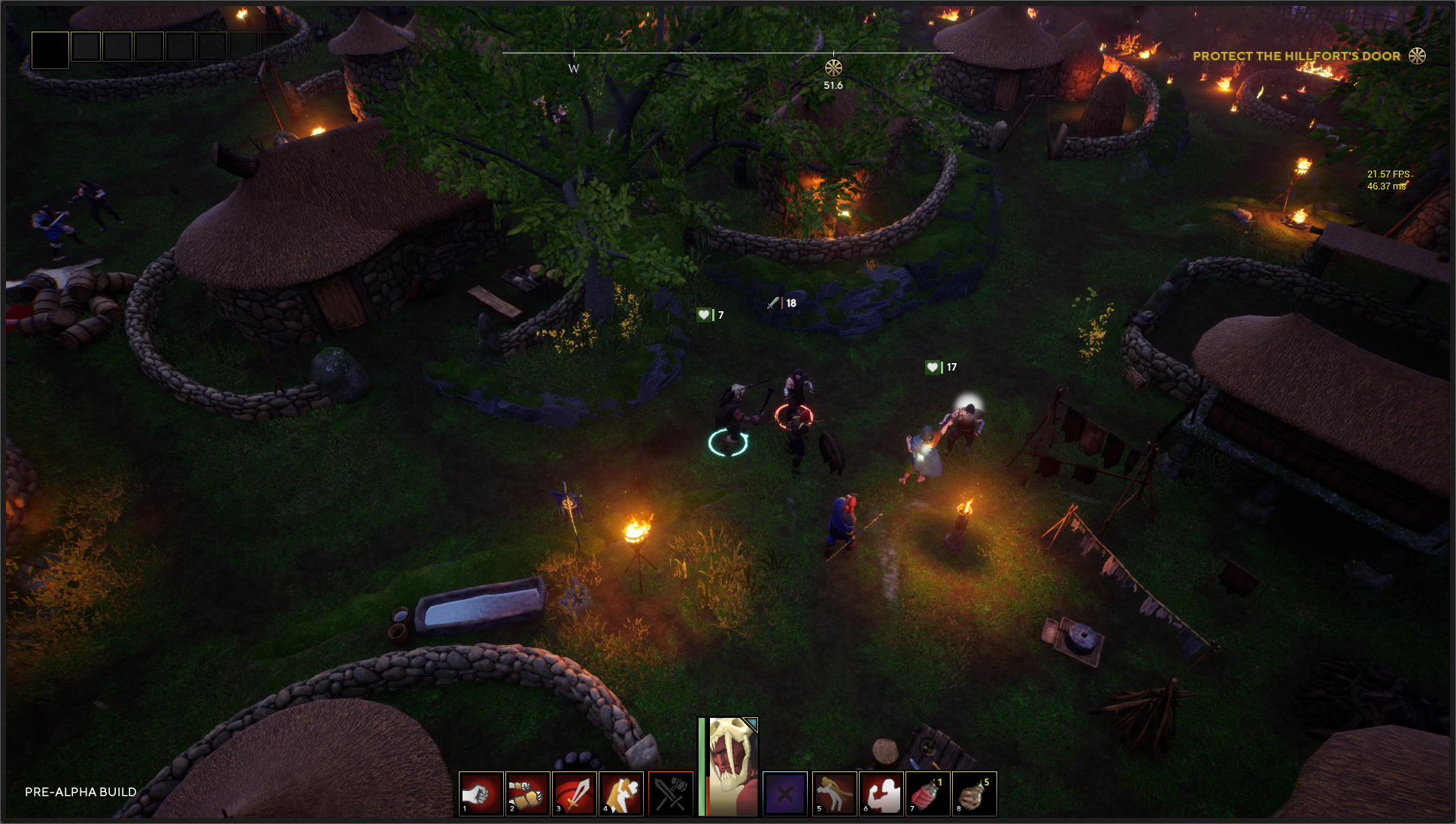 Prototipos ingame de The Waylanders