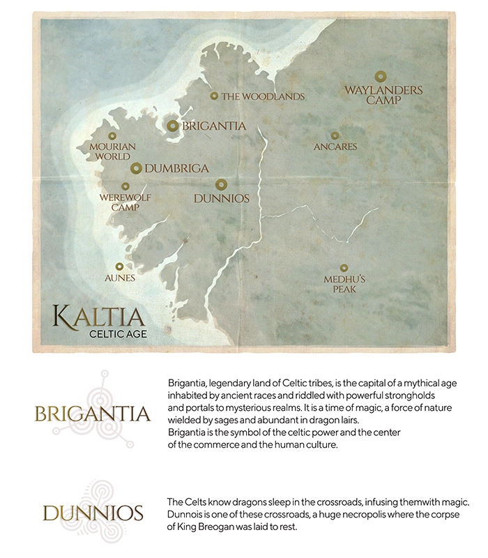 Elementos gráficos de The Waylanders