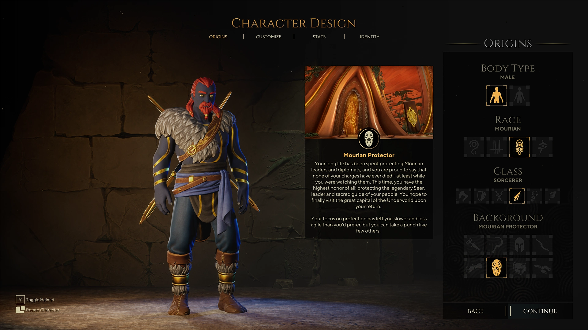 Creador de personajes de The Waylanders