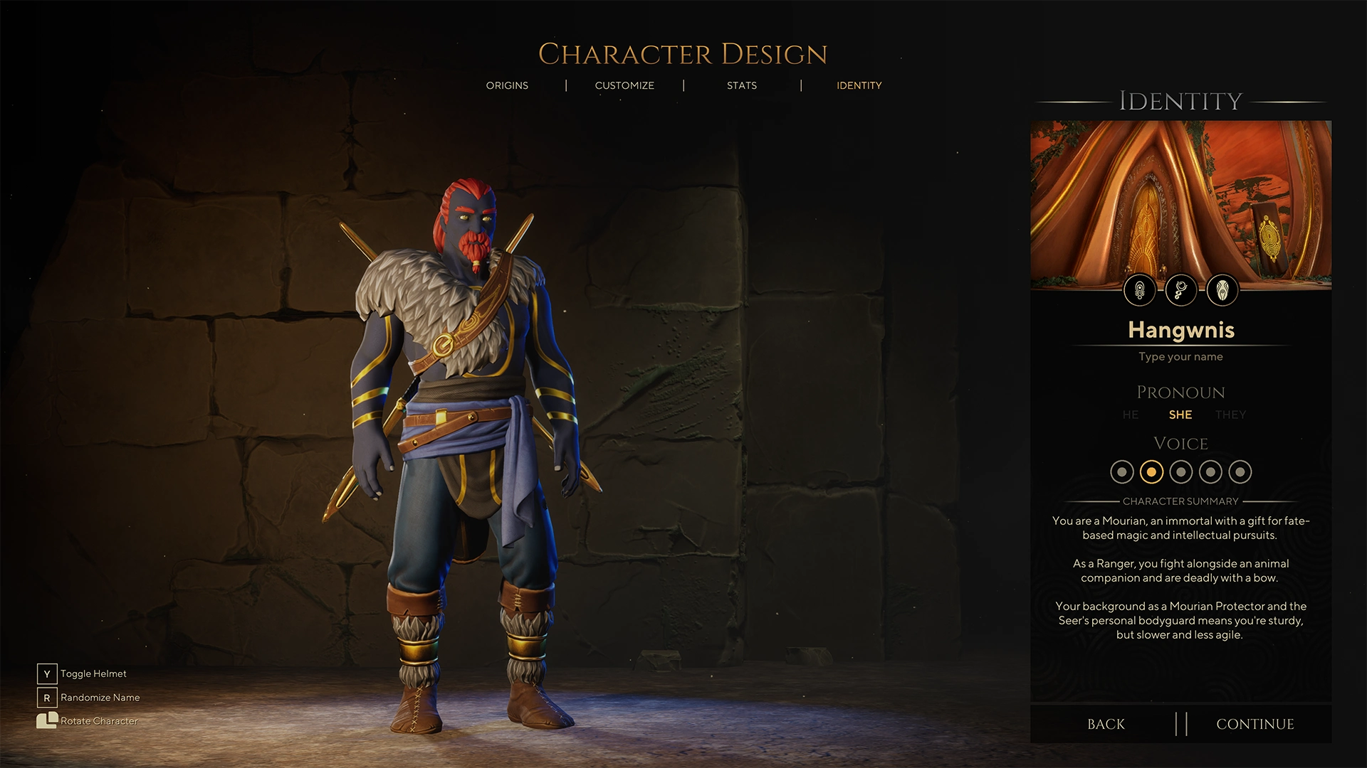 Creador de personajes de The Waylanders