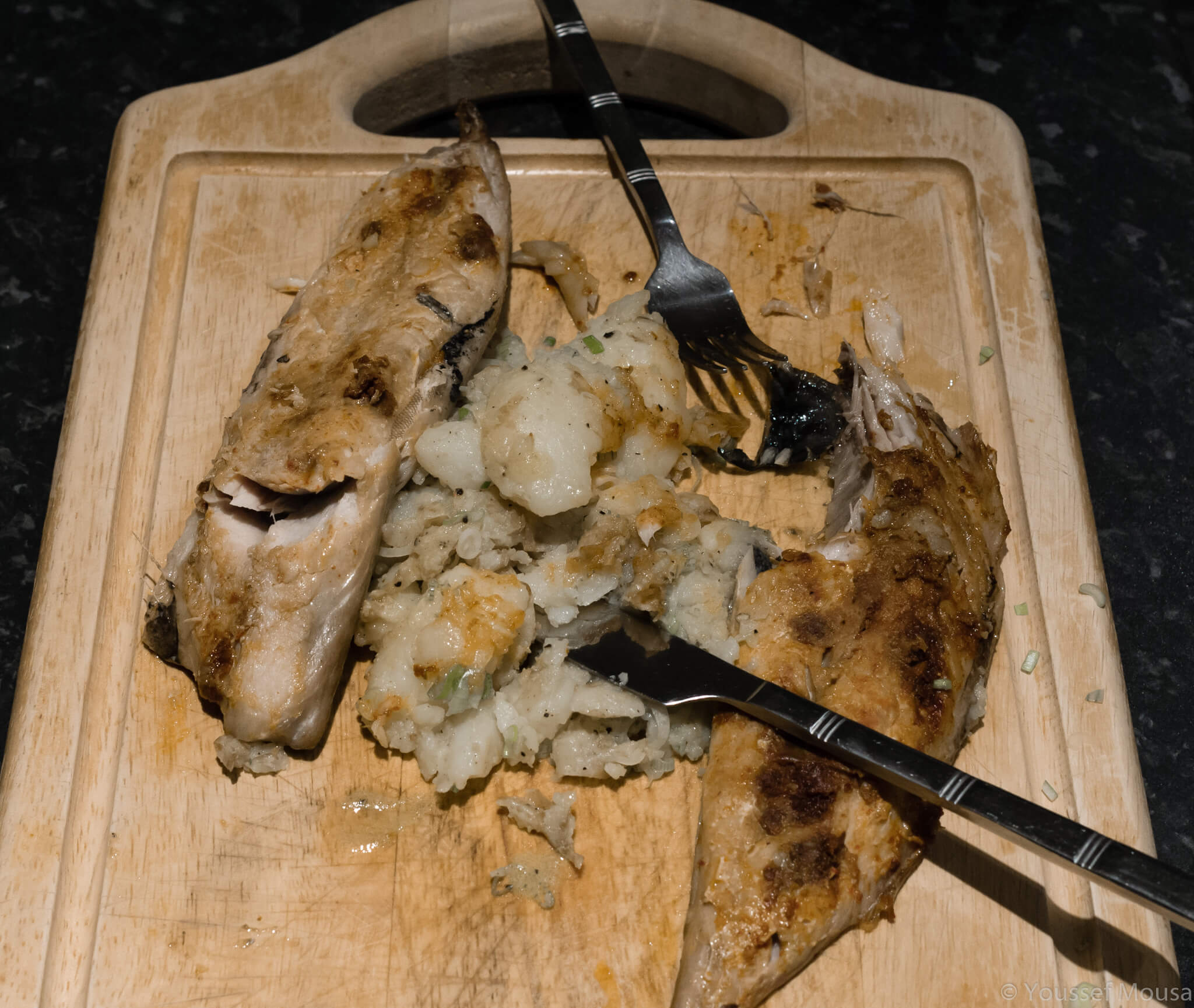 Roast Mackerel With Garlic & Paprika / Moose Feasts