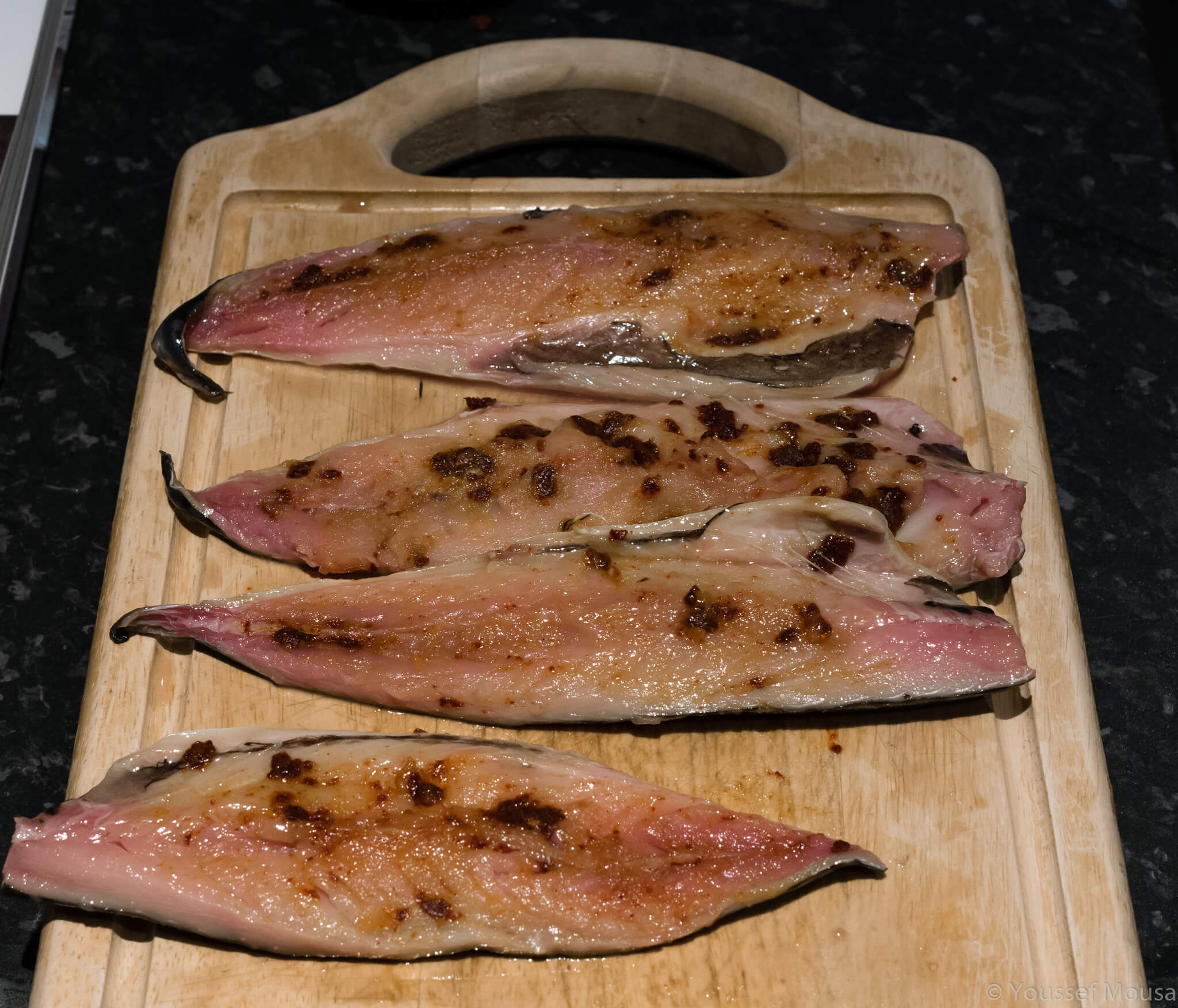 Roast Mackerel With Garlic & Paprika / Moose Feasts