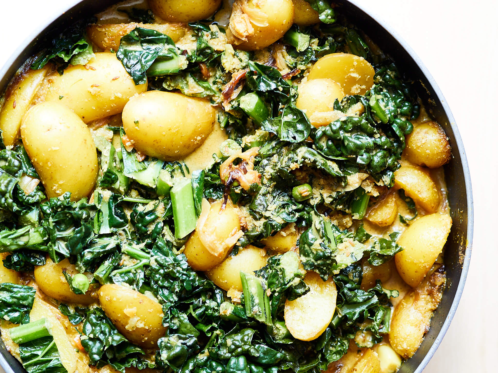Potato, Kale and Coconut Curry