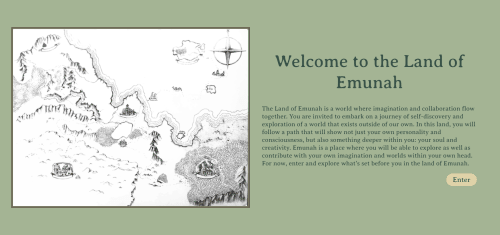 Land of Emunah welcome/description screen