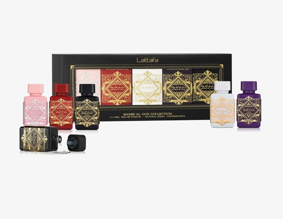 lattafa-set miniatura x 5 badee al oud 5ml