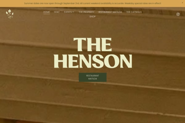 The Henson — website preview