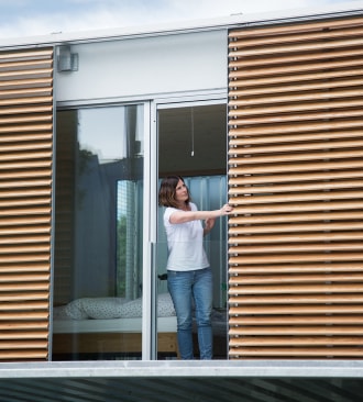 Fenster Sonnenschutz Schiebeelement