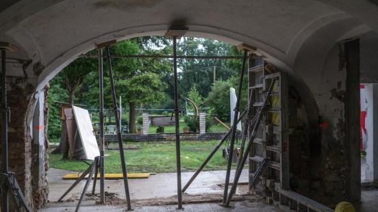 Gewölbe vor Sanierung
