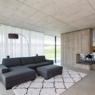 Josko Fensterfront Wohnzimmer Garten