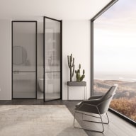 Josko Fixteil mit Rahmen grosse Fenster grosse bodentiefe Fenster bodennah