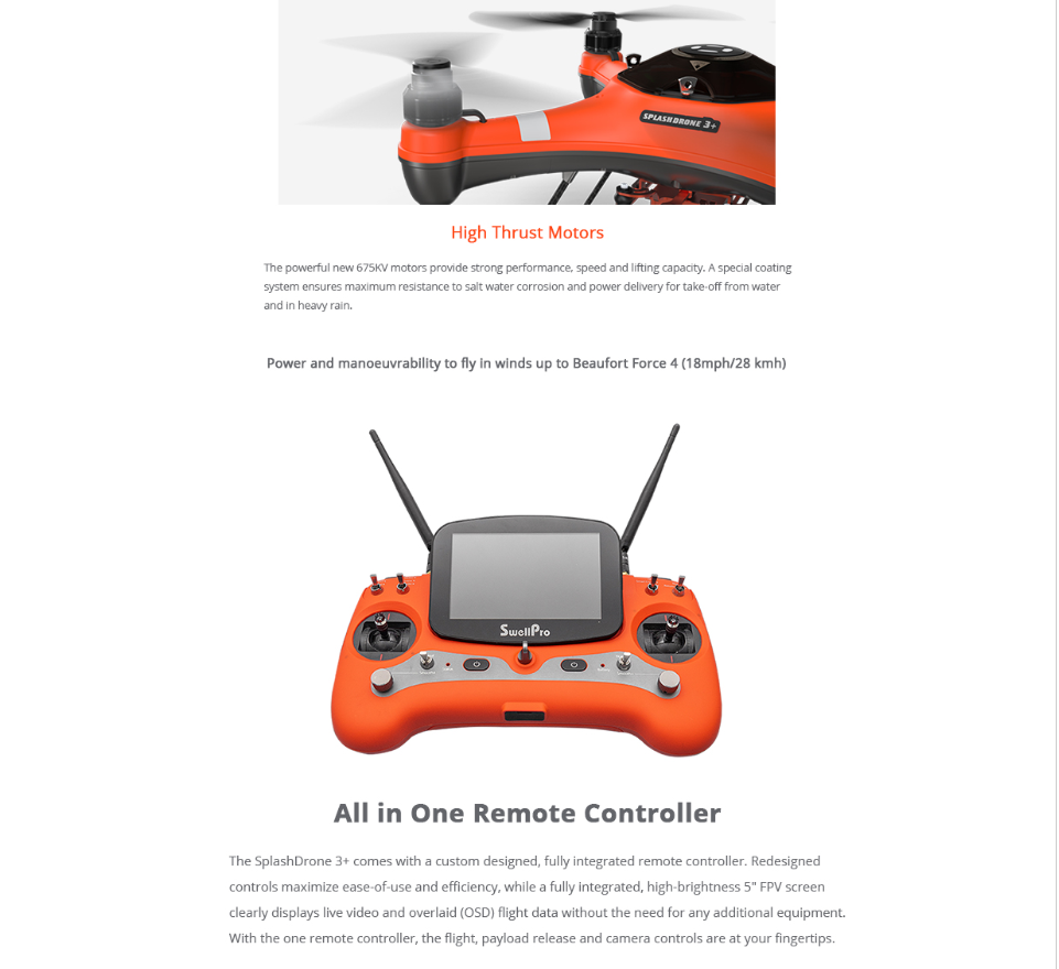 Splash drone 3+