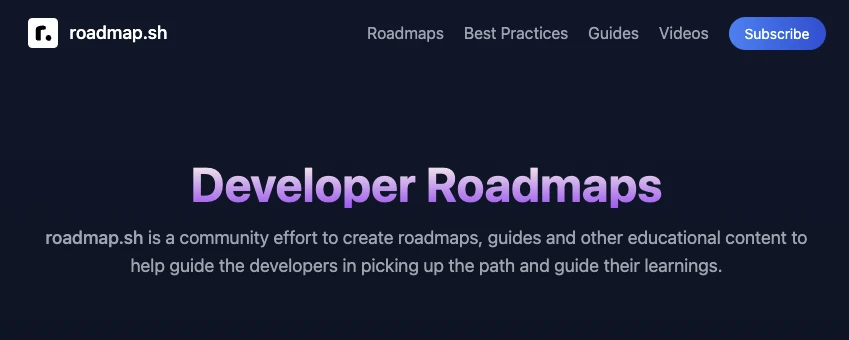 Roadmap.sh