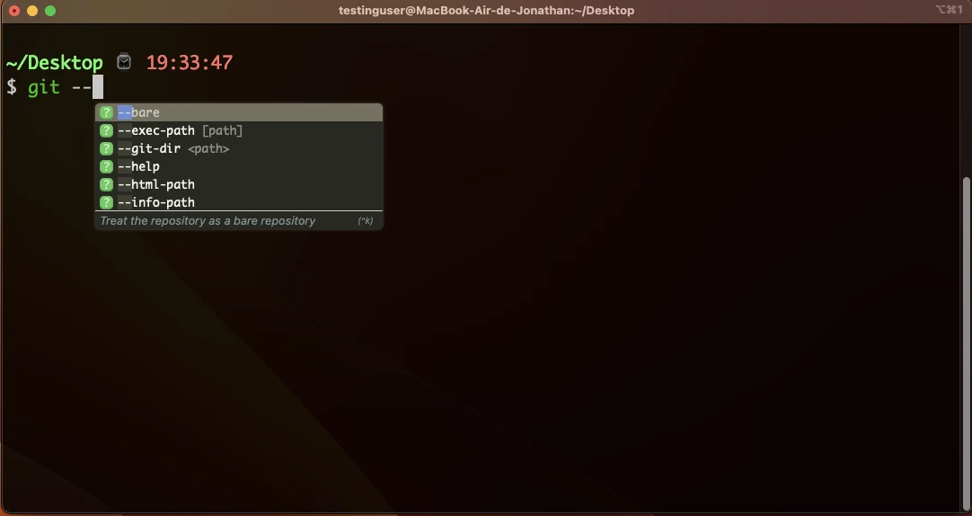 Terminal Example