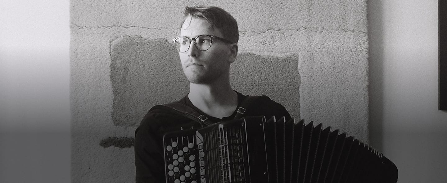 Matti Pulkki with accordion