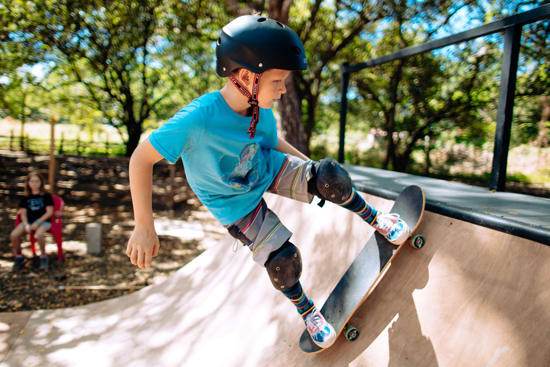 Skateboarding at Journey School