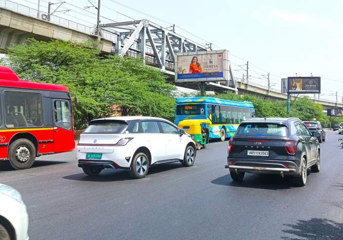 Unipole at Punjabi Bagh Flyover-3, Rajouri Garden towards NSP, New Delhi photo 1