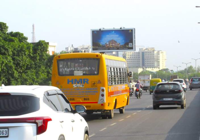 Unipole at Outer Ring Road Vikaspuri Flyover-2, Peeragarhi towards Janakpuri, New Delhi photo 1