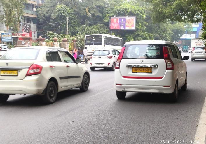Unipole at Before Janakpuri West Metro Station, District Center towards Tilak Nagar, New Delhi photo 1