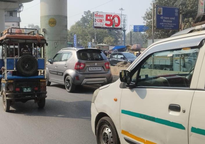Unipole at Near Uttam Nagar East Metro Station, Janakpuri towards Uttam Nagar, New Delhi photo 1