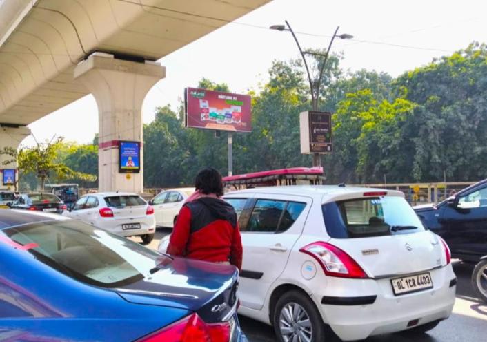 Unipole at Near Pitampura Metro Station opposite. Senco Gold Showroom, Madhuban Chowk towards NSP, New Delhi photo 1