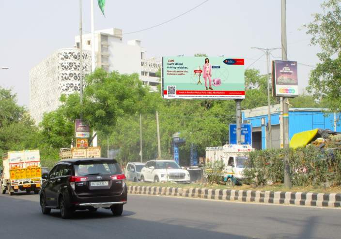 Unipole at Saraswati Vihar Nr Shiva Market, Peeragarhi towards Madhuban Chowk, New Delhi photo 1