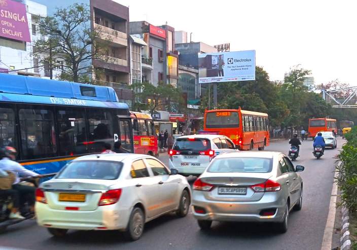 Unipole at Saraswati Vihar Nr Arrow Store, Madhuban Chowk towards Janakpuri, New Delhi photo 1
