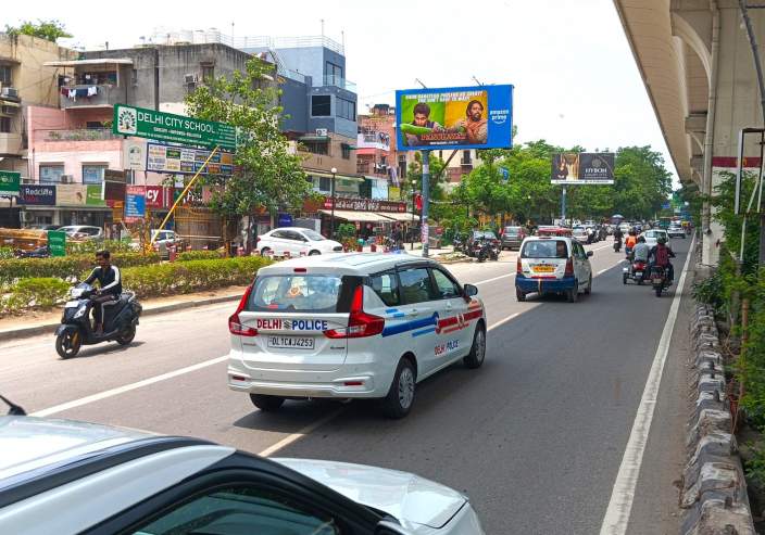 Unipole at Before Rohini East Metro Station -2, Madhuban Chowk towards Rithala, New Delhi photo 1